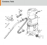 Stihl SE 121 Vacuum Cleaner Spare Parts